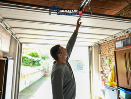 Garage door roller and hinge inspection